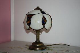 Vitrážová stolní Tiffany lampička-nová - 2