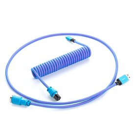 CableMod Pro Coiled Keyboard Cable / Light Blue - 2
