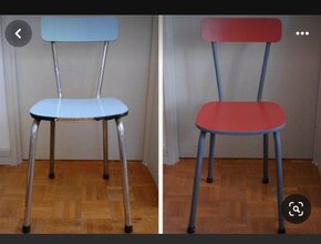 Vintage; retro; stoličky - 2