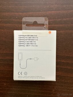 Predám originál nabíjací kábel Lightning to USB cable 1m - 2