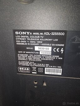 Televízor Sony - 2