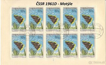 Poštové známky, filatelia: ČSSR, desaťbloky PRO - 2