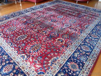 🌟 Majestátny ručne viazaný hodvábny Isfahan 410×310 cm 🌟 - 2