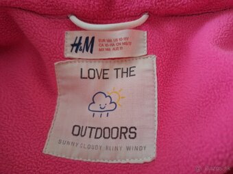 Softshellova bunda H&M vel.146 - 2
