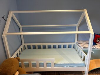 Detsky Postel v tvare domčeka - 2