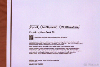 Apple MacBook Air 13" M4 24/512 nerozbaleny, 2 rocna zaruka - 2