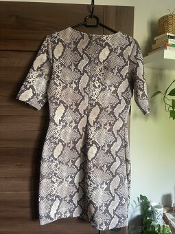 Šaty hadí vzor elegantné jar/jeseň - 2