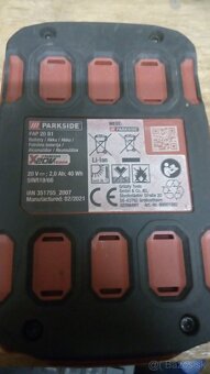 Batéria do aku náradia parkside 20v 2AH - 2