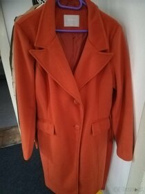 Kabát oranžový a čierny - 2