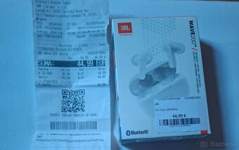 Slúchadlá JBL wave 200 biele - 2