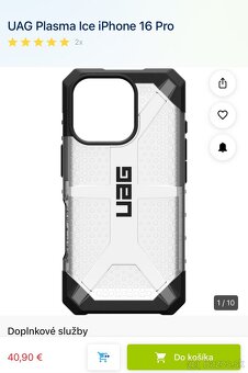 Kryt UAG Plasma Ice pre iPhone 16 Pro - 2