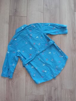 Riflové šaty, H&M, velk. 92 - 2