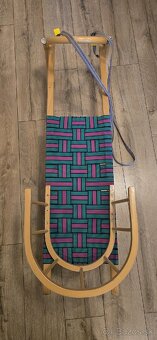 Sánky s operadlom 120 cm - 2