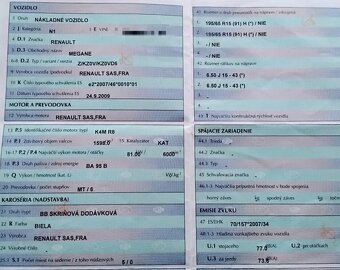 Renault Megane Grandtour 1.6 2010 predám PIATE DVERE, ZADNÉ - 2