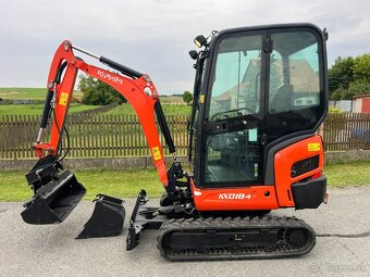 Minibagr Kubota KX018-4 hyd.podvozek/hyd.svahovka/rok 2020 - 2