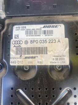 Zosilňovač Bose Audi A3 8P - 2