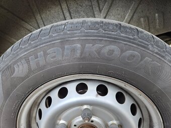 Plechové disky 5x160 + letné pneu 215/65r15c - 2
