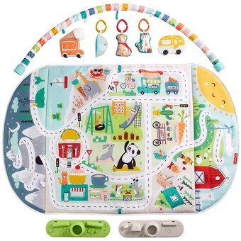 Podložka Fisher-Price s hracím autíčkom - 2
