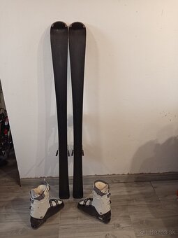 predám dámske lyže salomon white - 2