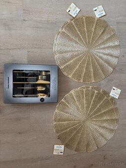 Súprava príbor + podložky. - 2