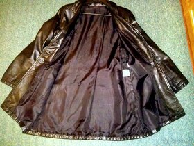 Pekný prechodný dámsky kabát z pravej kože - 2