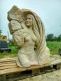 Socha žena ve skale - prírodný pieskovec 110 cm - 2