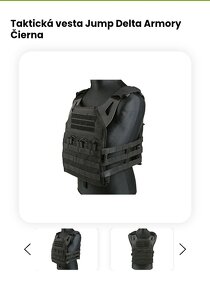 Paintball airsoft taktická vesta ako nová puška taška - 2