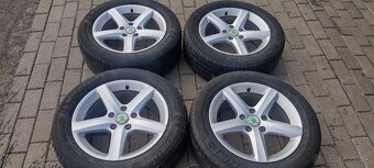 Orig. Alu Disky VW 6,5Jx16H2 5x112 ET33 + Pneu - 2