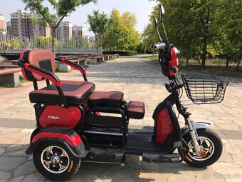 Trojkolesová elektrická kolobežka, elektrická trojkolka Elec - 2