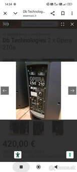 OPERA LIVE 210 - dB - AKTÍVNY REPRODUKTOR 200 W RMS - 2
