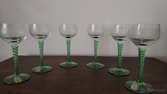Starožitné likérky Bohemia glass - 2