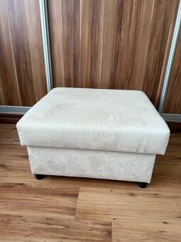 Sedacia súprava + taburetka 50€ - 2
