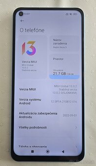 Redmi Note 9 polar white 4GB/128GB - 2
