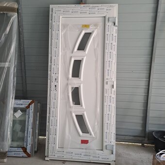 Nové vchodové dvere jednostranná farba Zlatý dub 950 x 2150 - 2