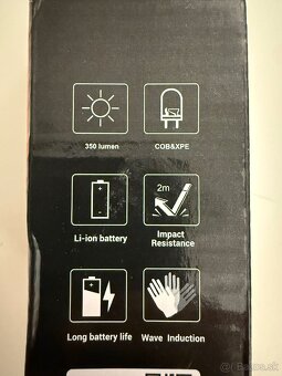 LED dualna nabijatelna celovka COB - 2