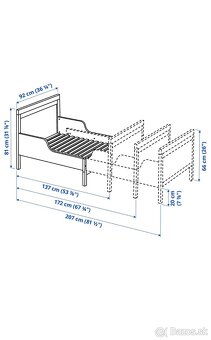 Ikea Sundvik detska posteľ - 2