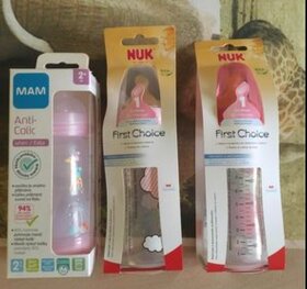Dojčenské fľašky Nuk+Mam - 2