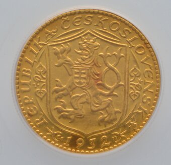 Svätováclavský dukát 1932 - PCGS MS65 - 2