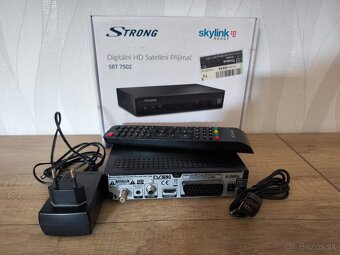 Predám DVB-S2 satelitný HD prijímač Strong SRT 7502 SKYLINK - 2