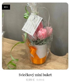 Sójové sviečky, kytice zo sviečok, darčekové boxy - 2