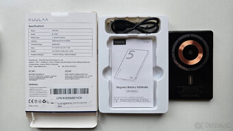 Magnetická ultraslim nabíjačka/powerbanka Kuulaa KL-YD67 - 2