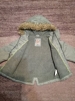 Zimná bunda pre chlapčeka veľkosť 98 a vesta - 2