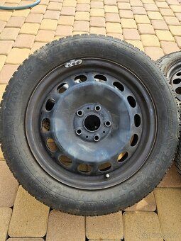 Zimna sada 205/55 R16 na plech diskoch 5x112 - 2