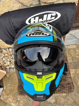 Prilba HJC RPHA 70 Vias MC2SF + interkom Cardo FreeCom 2+ - 2