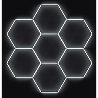 💡 LED HEXAGONOVÉ SVETLO 6500 K – 238 x 252 cm - 2