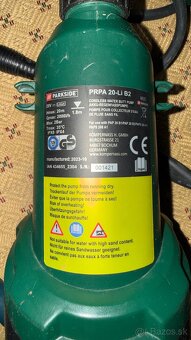 Parkside Aku čerpadlo na dažďovú vodu 20 V PRPA 20-Li B2 - 2