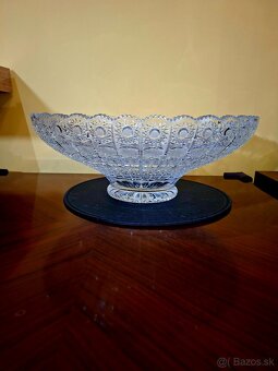 Krištáľová brúsená misa Bohemia Crystal 40cm - 2