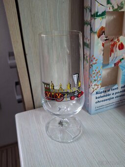 Retro poha motív vláčiky - 2