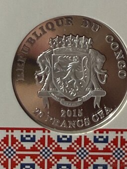 Strieborna medaila Rituálne masky Slovensko - 2