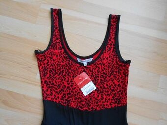 Letné čierno červené šaty - 2